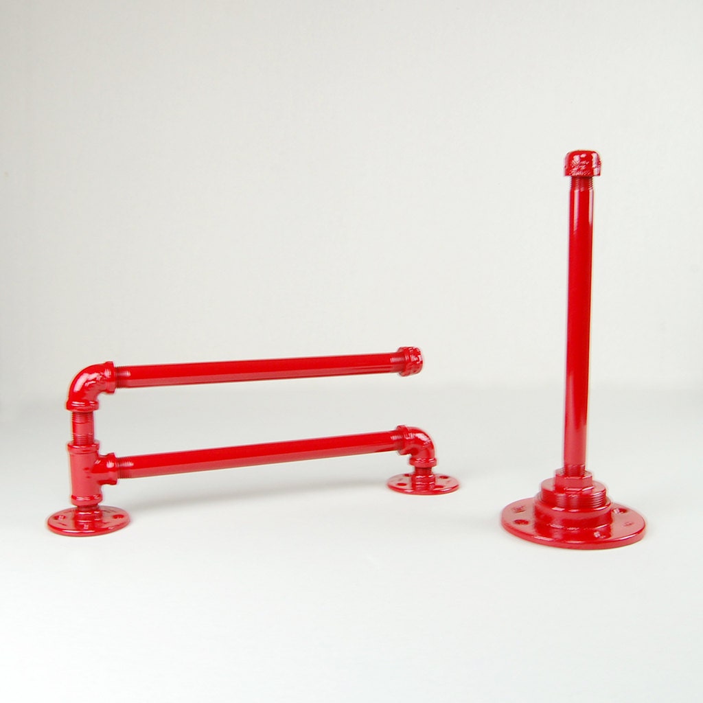 Paper Towel Holder Repurposed from Pipe by HopeValleyHill on Etsy
