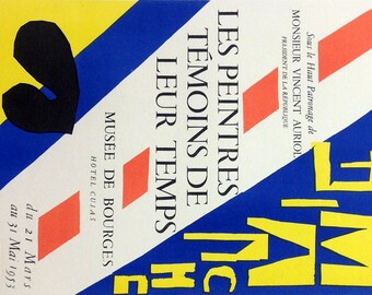 Matisse 44 "Les peintures temoins de leur temps" 1959 Mourlot Art in posters
