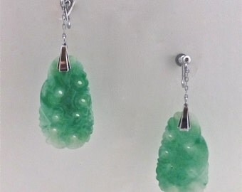 Deco Peking Glass Earrings