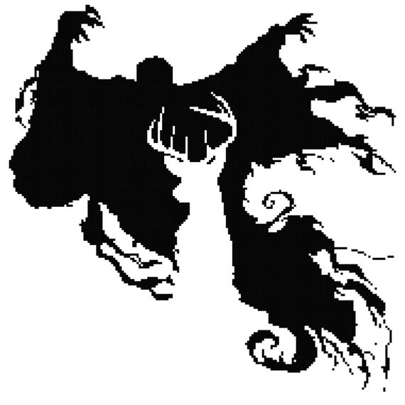 Download The Stag and Dementor Cross Stitch Pattern Kit