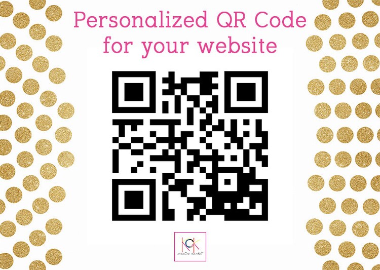 Personalized QR Code for your website Use on by KCKCreativeMarket