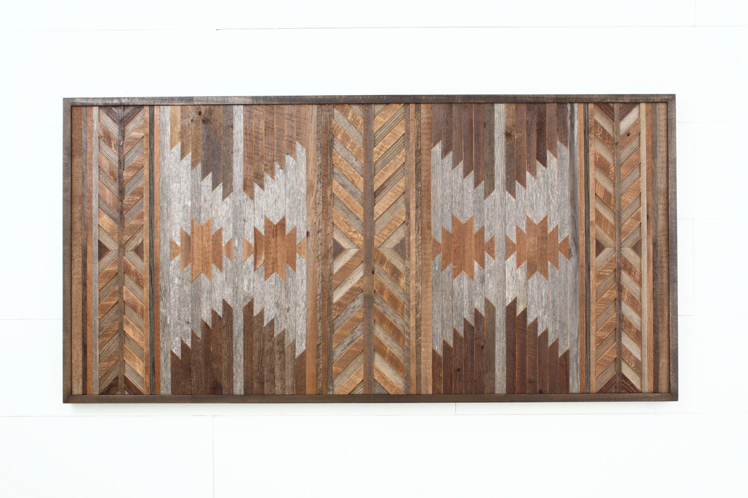 Large wood wall art made of old barn wood. by CarpenterCraig