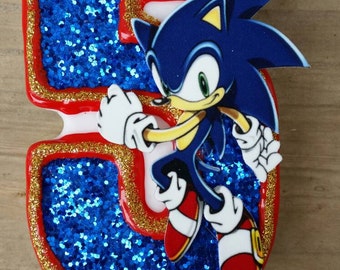 Sonic Birthday candle