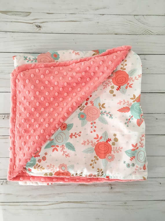 girl s baby blanket shabby chic baby blanket mint by bizybelle girl s baby blanket shabby chic baby blanket mint by bizybelle