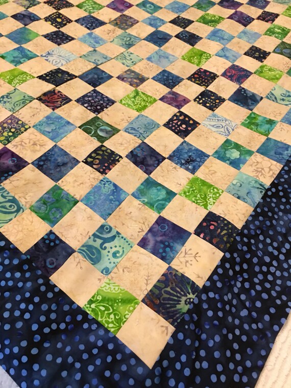 Down By The Sea Quilt Top 36x62