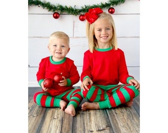 Christmas pajamas for children | Etsy