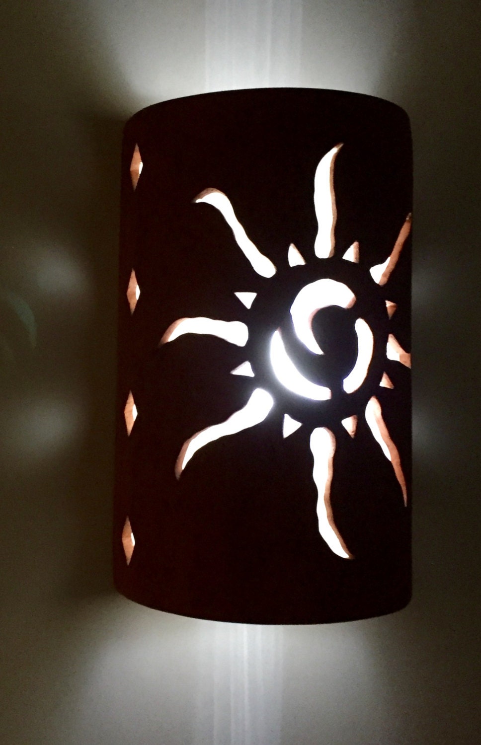 Outdoor wall sconce Southwestern Sun Indoor Wall Light