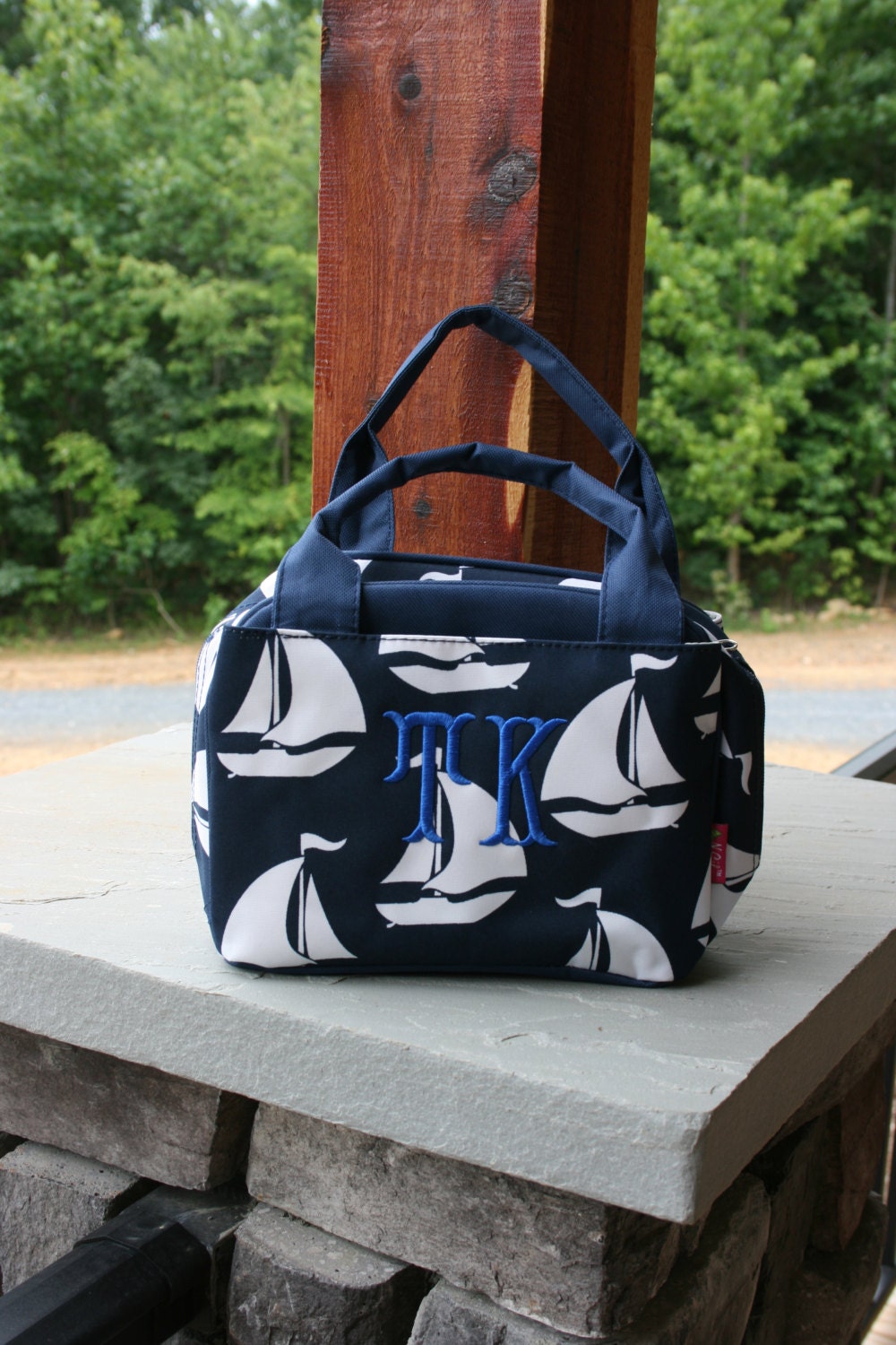 nautical lunch bag