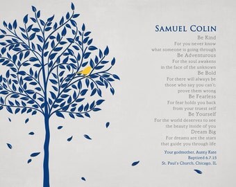 Boy Baptism Gift Baby Boy Dedication Gift Personalized Gift Boy Christening Gift Nursery Decor Custom Art Print Godson from Grandparents8x10
