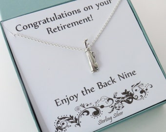 Retirement Gift for Women ocean necklace Ride the Wave