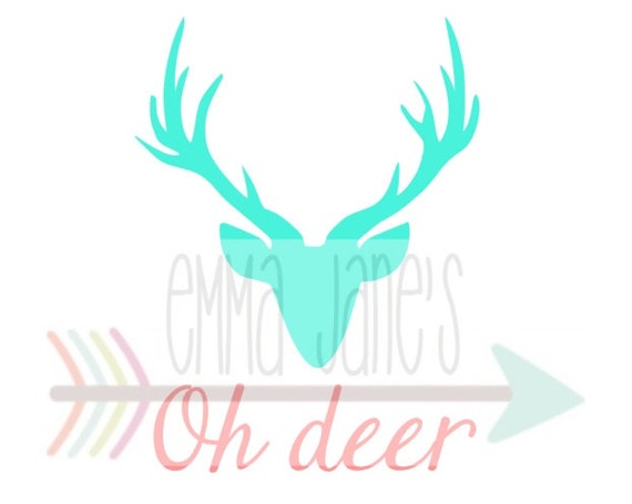 Download OH DEER SVG Digital Download Cut File with Buck