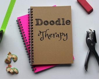 Doodle Therapy - 5 x 7 journal