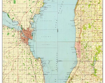 Lake Winnebago Depth Map