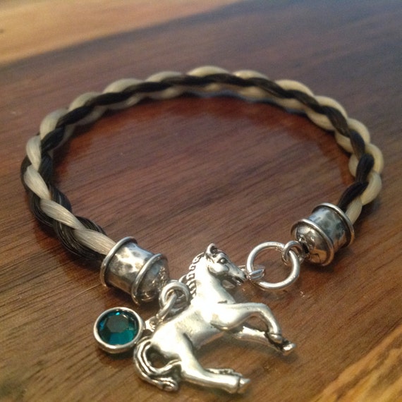 Custom Horsehair Bracelet Horse Tail Bracelet by KnotMyTail