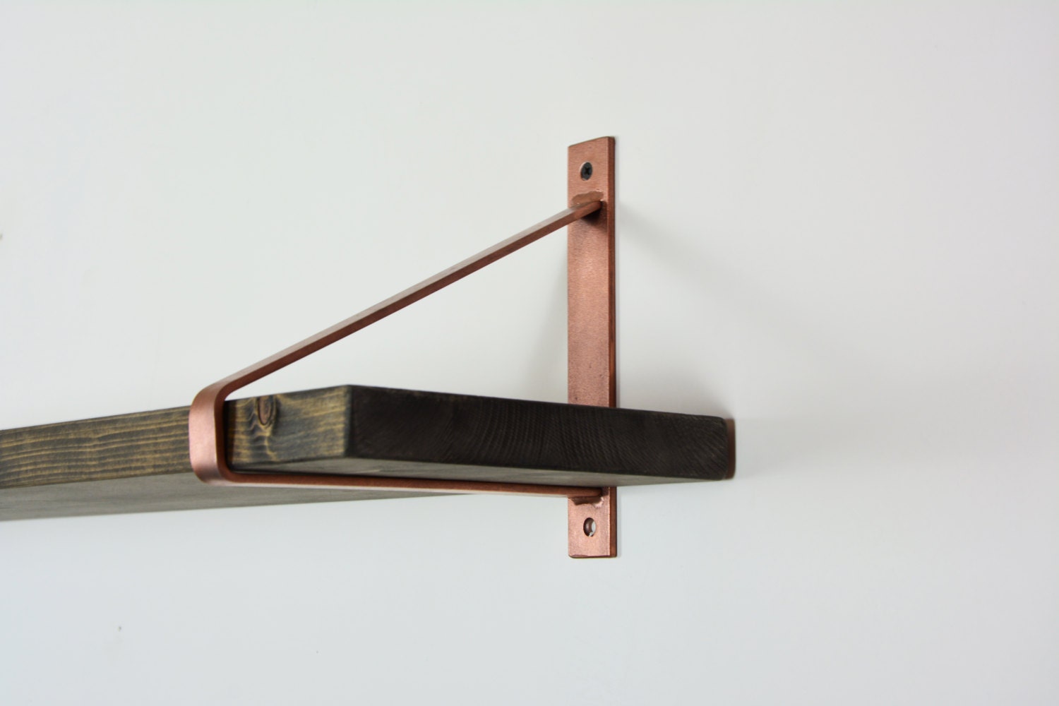 Pair of Copper Steel Brackets Newest Design Brackets Shelf Brackets Copper Brackets