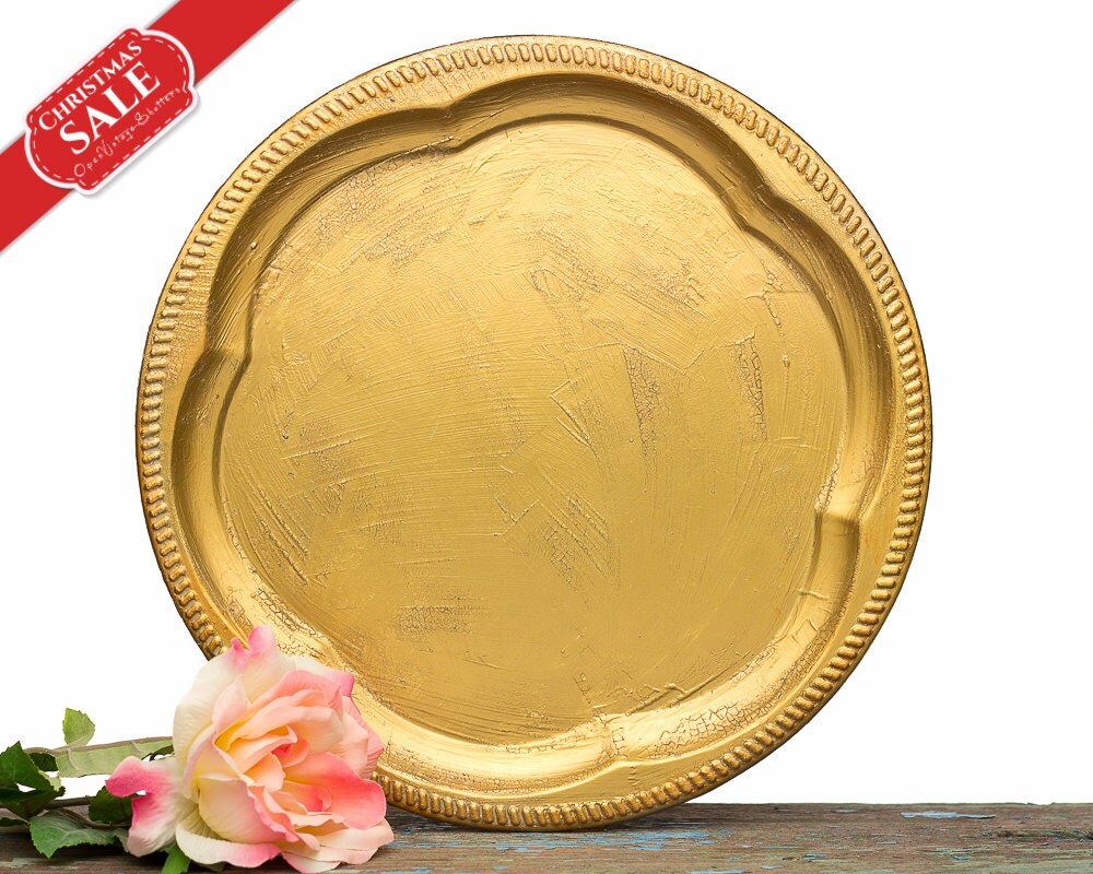 holiday gifts vintage gold serving tray christmas holiday gifts vintage gold serving tray christmas
