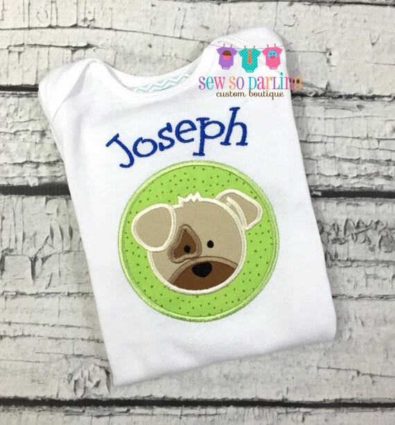Puppy Baby Shirt Baby Boy Dog outfit Baby Boy Puppy Outfit