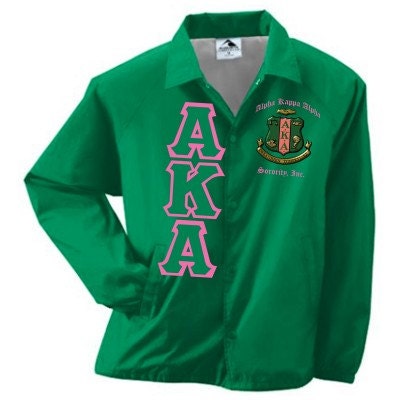 alpha kappa crossing nylon jacket