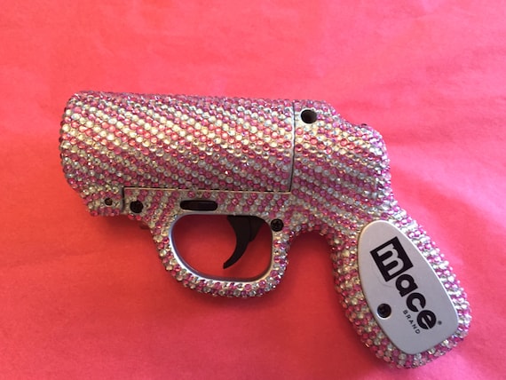 Rhinestone Mace Gun by DazzleDen on Etsy