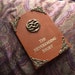 Neverending Story Leather Book Cover for 6"-8" Tablets (kindles, iPad mini, etc.)