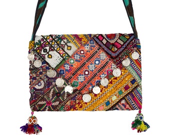 PAKISTANI BAG Vintage large Pakistani Bag by CamillaCostello