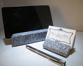 Desk Set/Tablet Holder/Business Card Holder/Office Desk Set/Employee Recognition /Office Recognition Gift