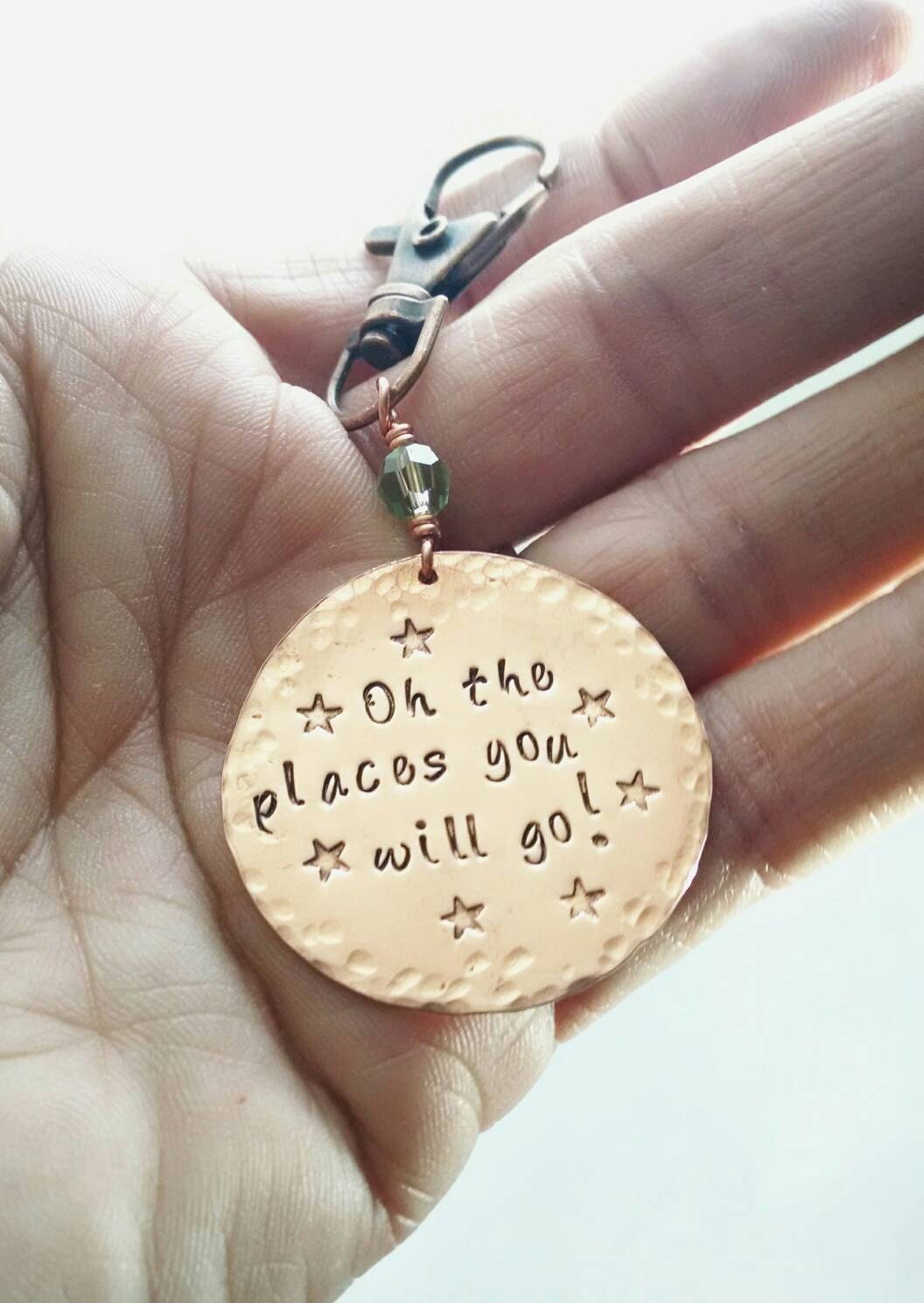 Oh the Places You Will Go Keychain Clip Dr. Seuss