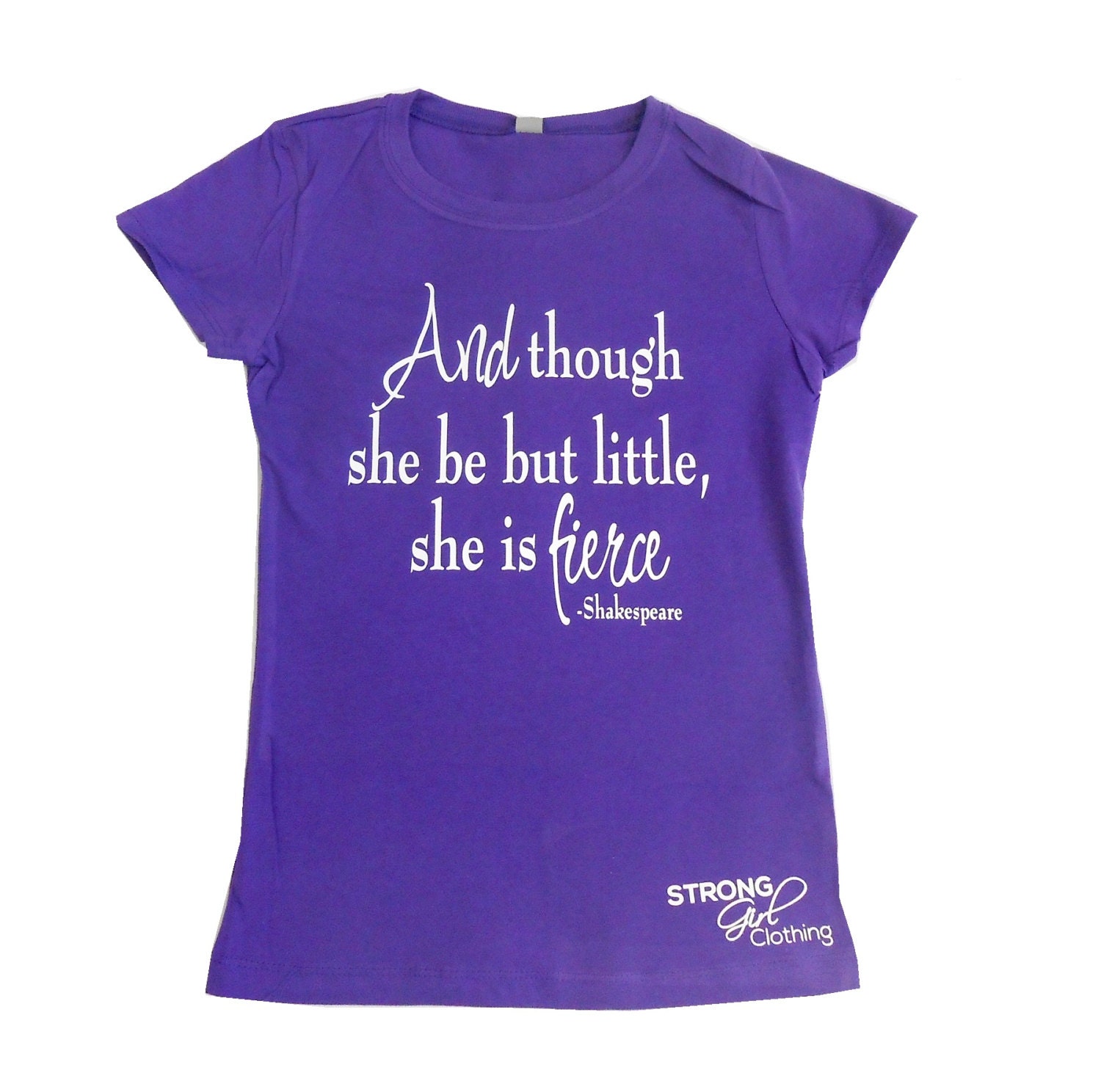 tee shirt and though she be but little