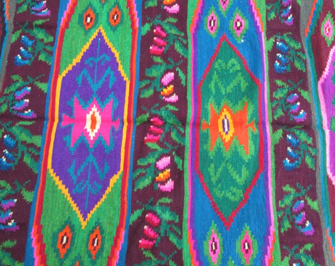 Bessarabian Kilim. Vintage Moldovan Kilim,Floor Rugs Handmade 55 years old, handmade. Eco-Friendly. Carpets. Len