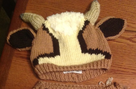 Knit Baby Goat Billy Goat hat by TwoBearsKnit on Etsy