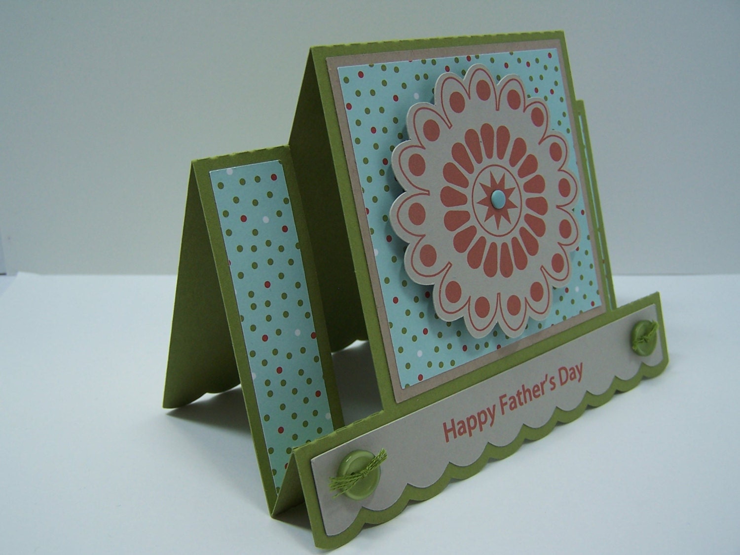 Stampin Up Happy Father's Day Handmade Greeting Card: Dad