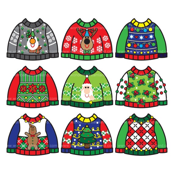Download Ugly Sweaters Christmas 4 - PNG SVG EPS Vector Instant ...