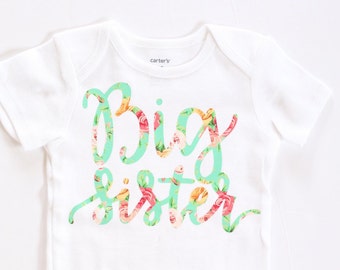 Baby girl clothes, Big Sister Shirt, big sister outfit, pregnancy announcement shirt