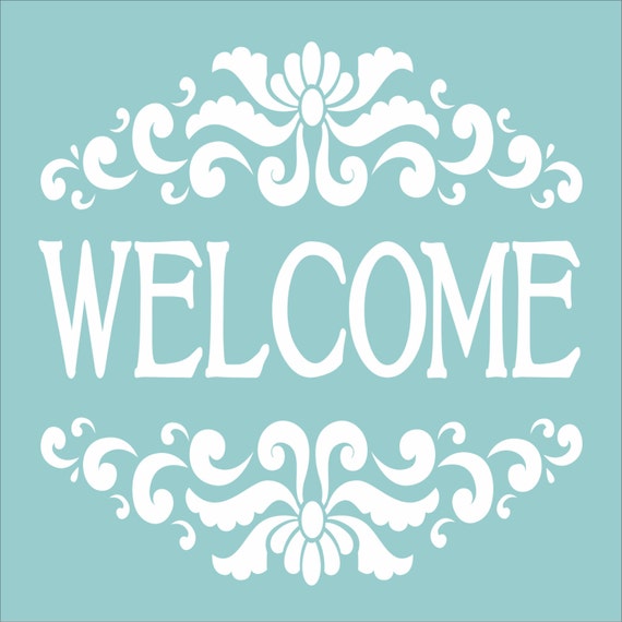 welcome-reusable-stencil-5-sizes-available-create-your-own