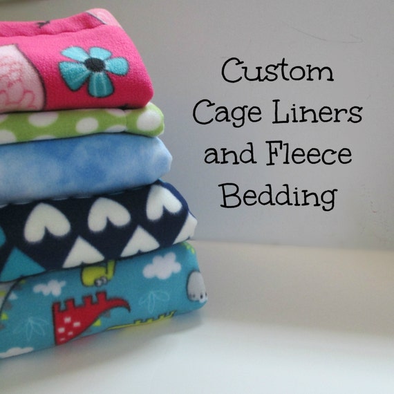 Fleece Cage Liners for Guinea Pig Rabbit by FillOurDaysWithFun