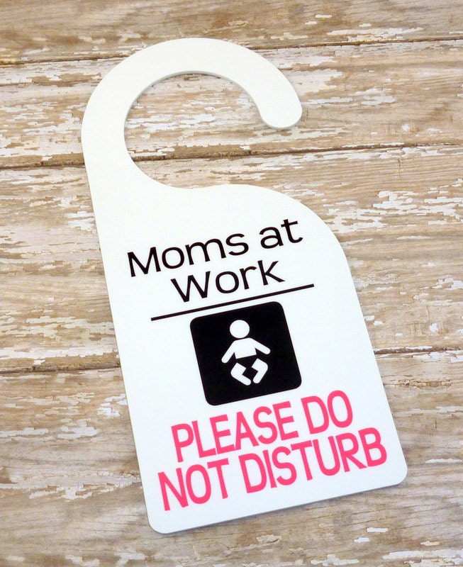 Office Pumping / Nursing door hanger Breastfeeding sign
