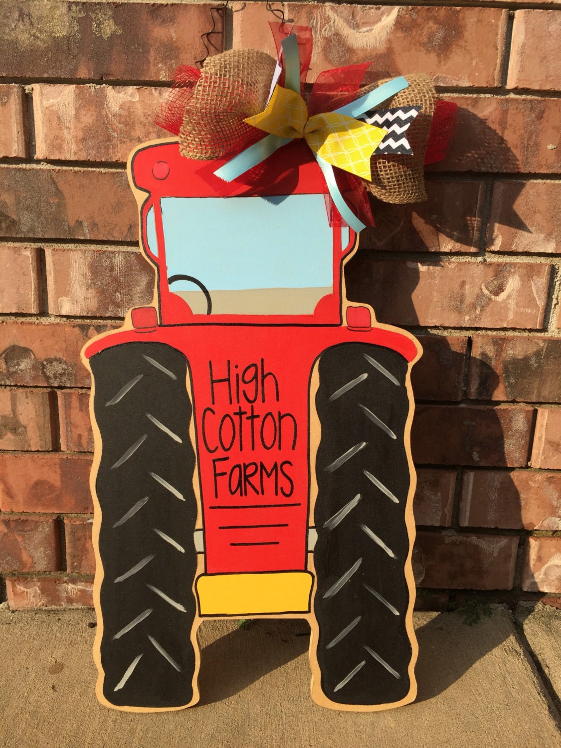 Tractor Door Hanger Farm Door Hanger by CrazyArtTeacherLady