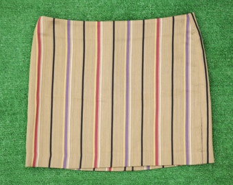 Gorgeous Vertical Striped Mini Skirt Mod