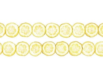 Lemon Washi Tape -- Japanese Washi Tape -Deco tape-- 20mm x7M