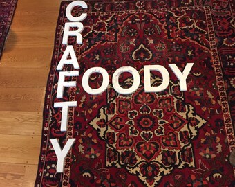 Vintage Cast Aluminum Marquee Letters