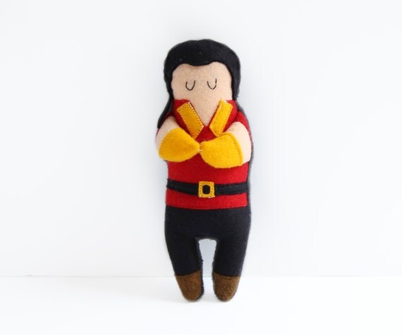 gaston cuddly toy