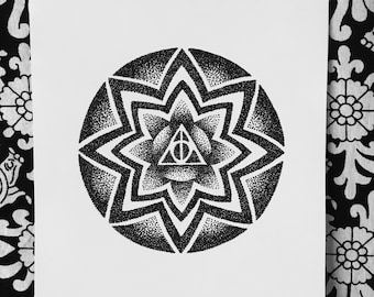 Download deathly hallows art - Etsy