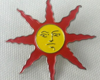 Warrior of Sunlight Pin - PRAISE THE SUN - Dark Souls