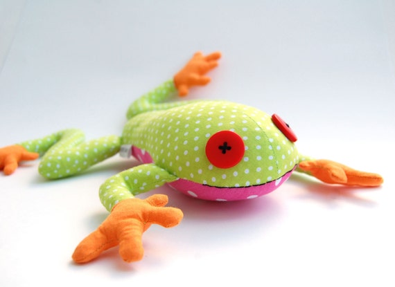 Frog Sewing Pattern Stuffed animal DIY PDF from ToysPatternClub on Etsy ...