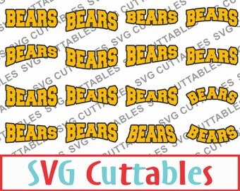 Bears SVG, DXF, EPS, Bears layouts vector, Digital Cut File