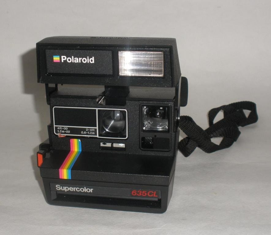 Polaroid Supercolor 635 CL Film Old Polaroid Camera