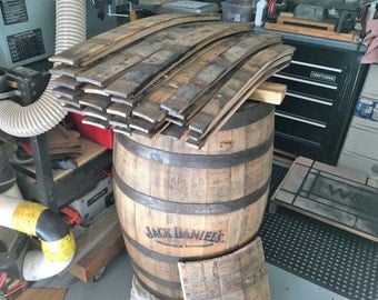 Whiskey Barrel Staves From a Used Jack Daniels Oak Whiskey Barrel