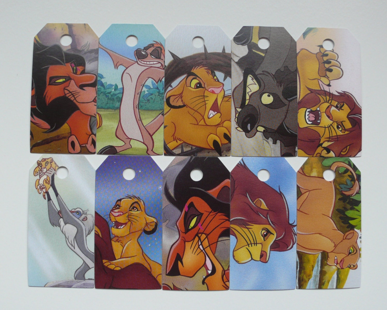 10 Gift tags The Lion King Disney 198 by FlowergirlMila on Etsy