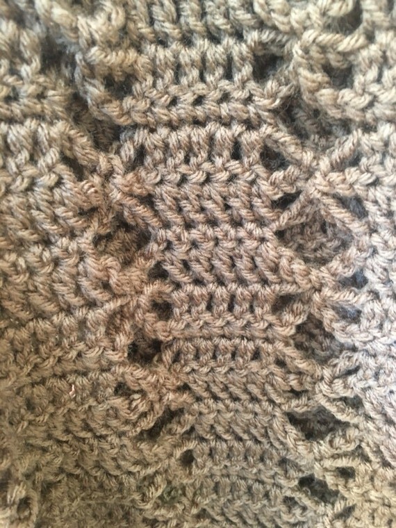 Handmade Crochet Afghan Throw Blanket by CherokeeRanchDesigns