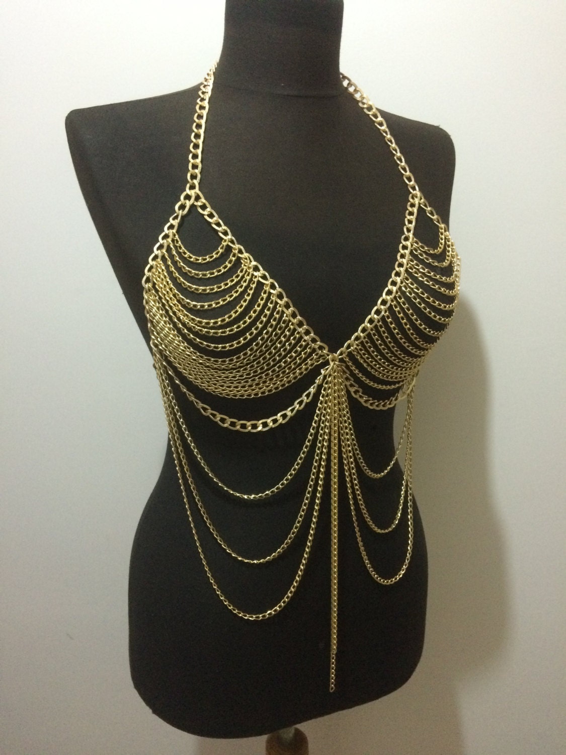 gold body chain bra chain bra sexy body chain body